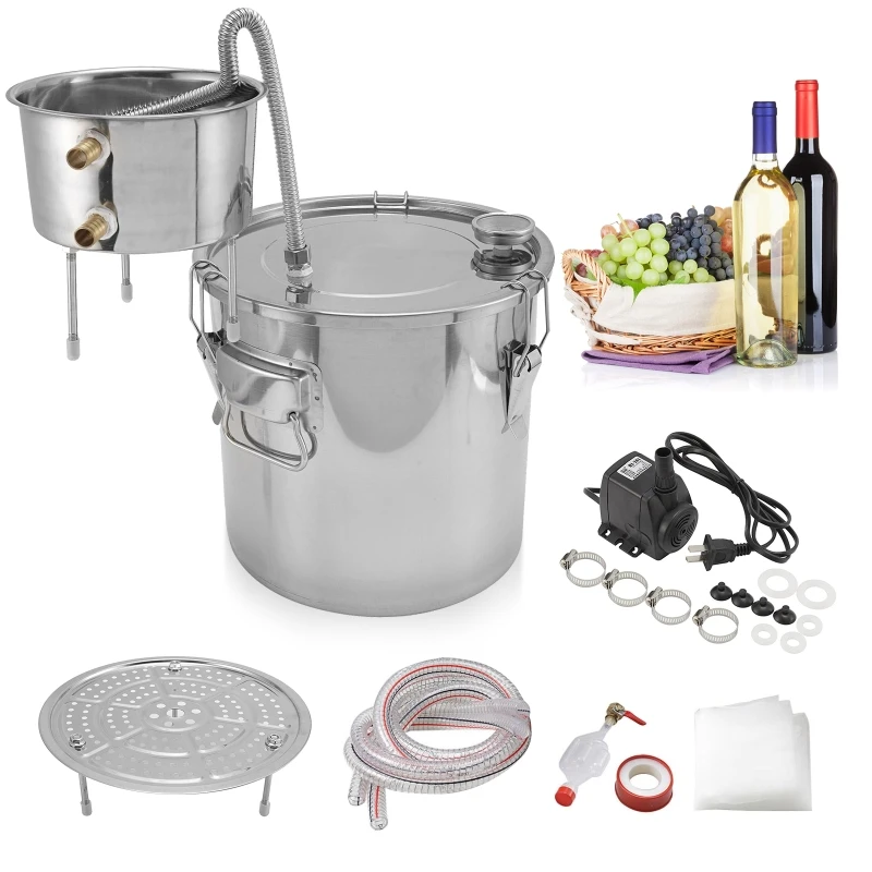 Wine Beer Distillation - 11L Alcohol Water Distilleerder Fles DIY