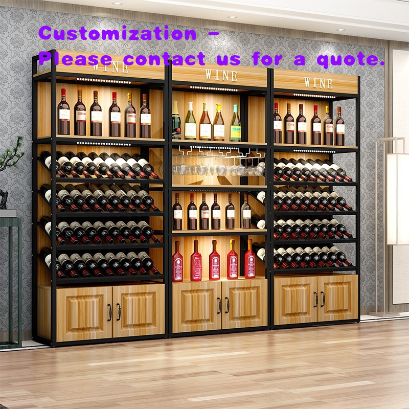 Wine Beer Supermarket - Op maat gemaakte wijn- en bierdisplaykast,