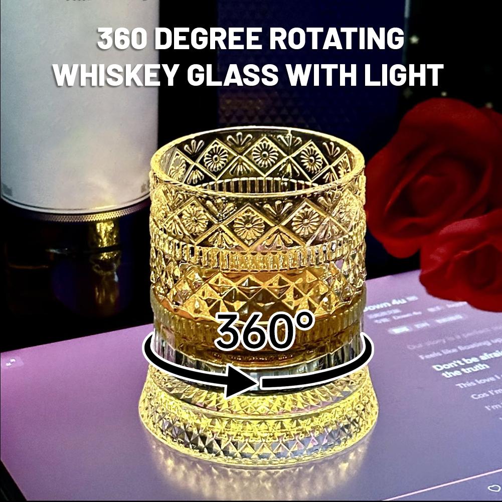 Wine In Beer Glass - Draaibaar whiskyglas, creatief kristallen bierglas, stressverlichtende