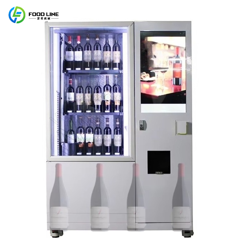 Wine Beer Usa - Slimme leeftijdsverificatie lift systeem koelkast automaat