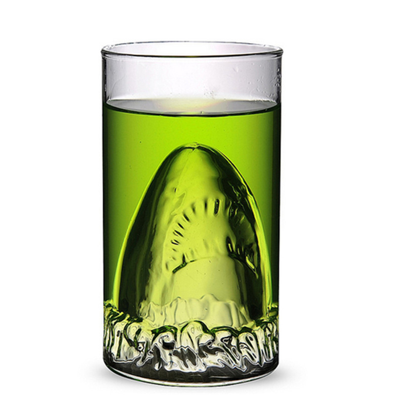 Whisky Beer And Wine - 300Ml Shark Drinken Dubbele Glazen Wand