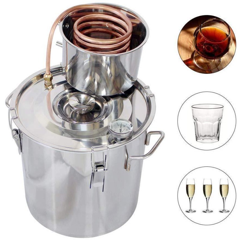 Wine Beer Distillation - 3L Alcohol Distilleermachine Bierbrouwerijapparatuur DIY Wijn