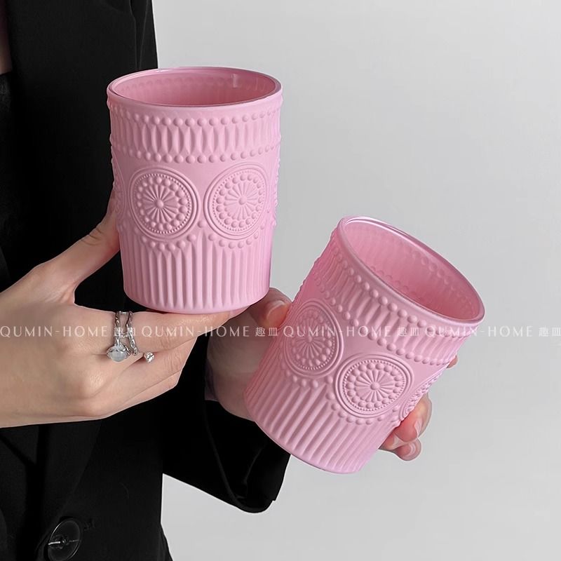 Wine Beer Coffee Drink - Leuke zonnebloem glazen beker, drinkbeker, hoge