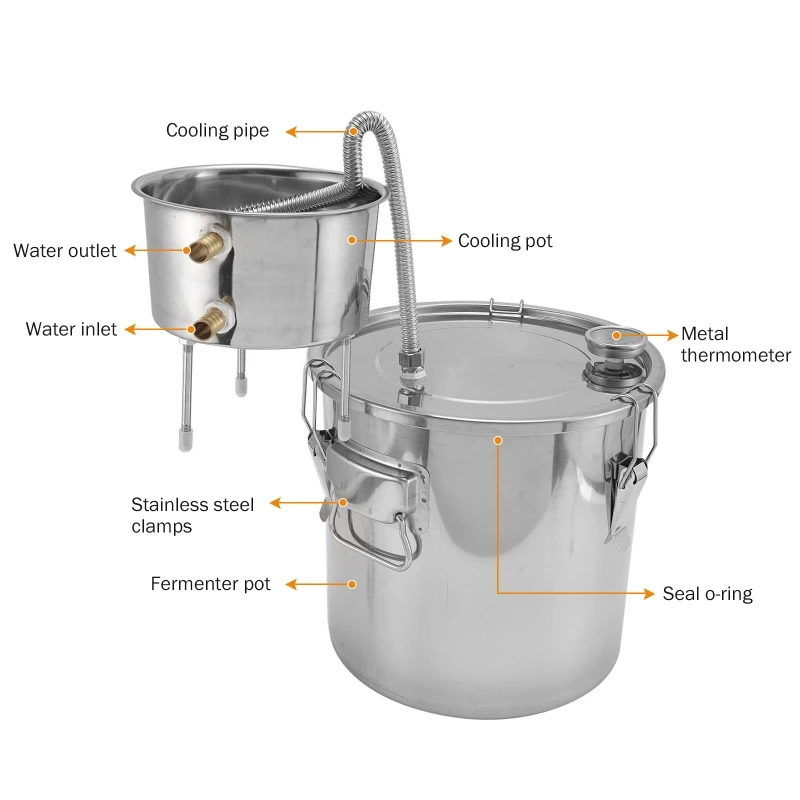 11L Alcohol Water Distilleerde - Wine Beer Distillation recensie en prijs