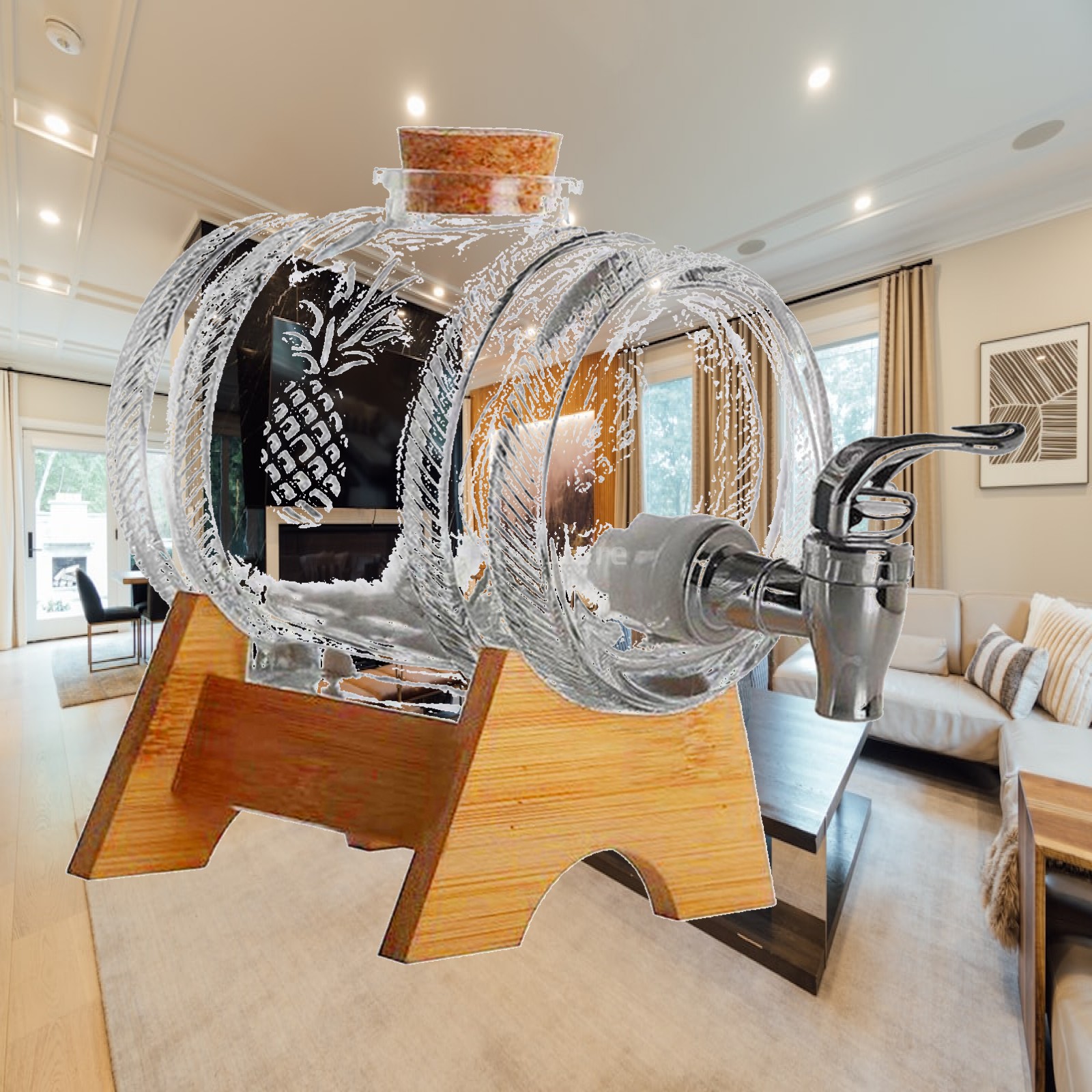 Premium glazen vatdispenser me - Wine Beer And Spirits recensie en prijs