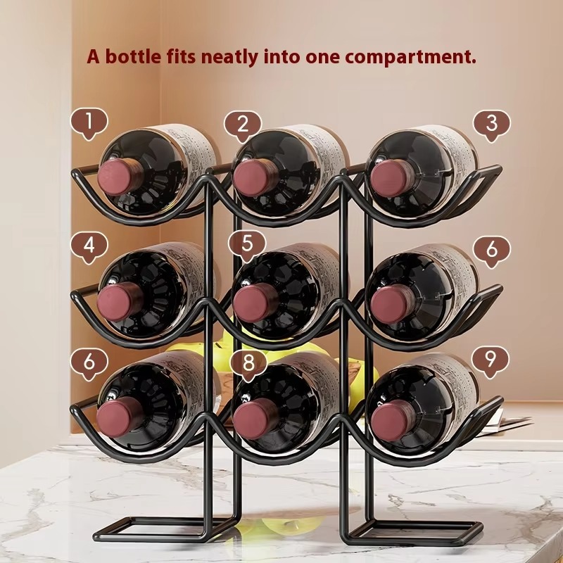 Wijnrek voor meerdere flessen, - Wine Beer Supermarket recensie en prijs