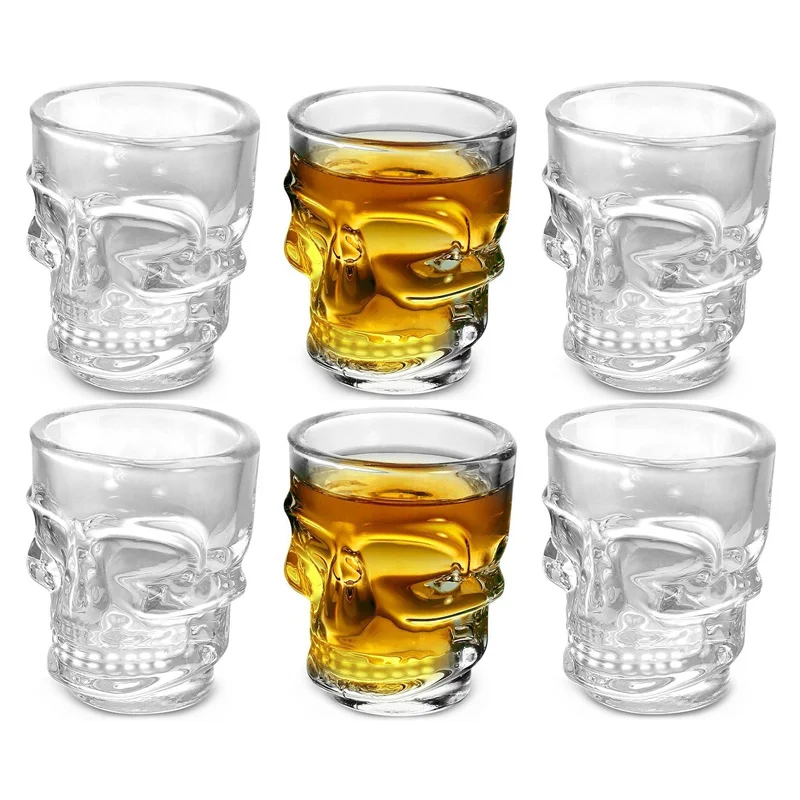 1/2 Stuks Schedel Hoofd Shot G - Whisky Beer And Wine recensie en prijs