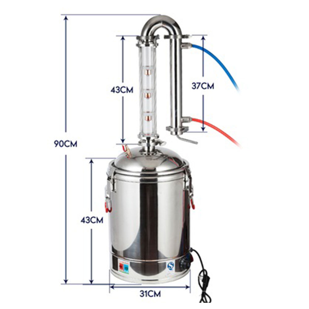 22L Elektrische Distilleerder  - Wine Beer Distillation recensie en prijs