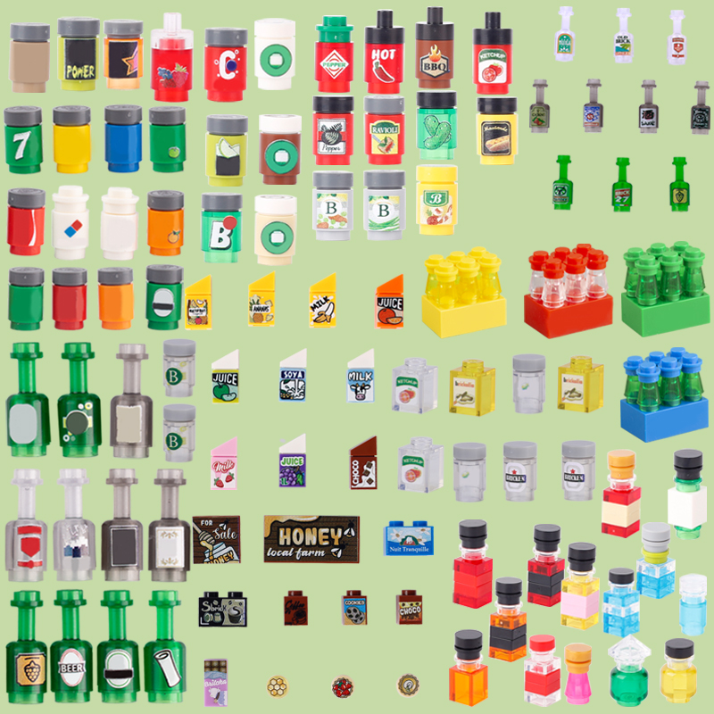 MOC City Street Figures Drinkf - Wine Beer Supermarket recensie en prijs