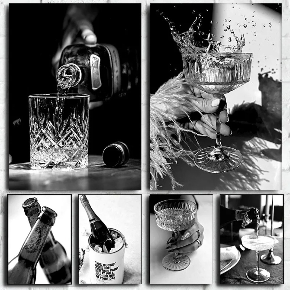 Zwart En Wit Bar Champagne Bie - Whisky Beer And Wine recensie en prijs