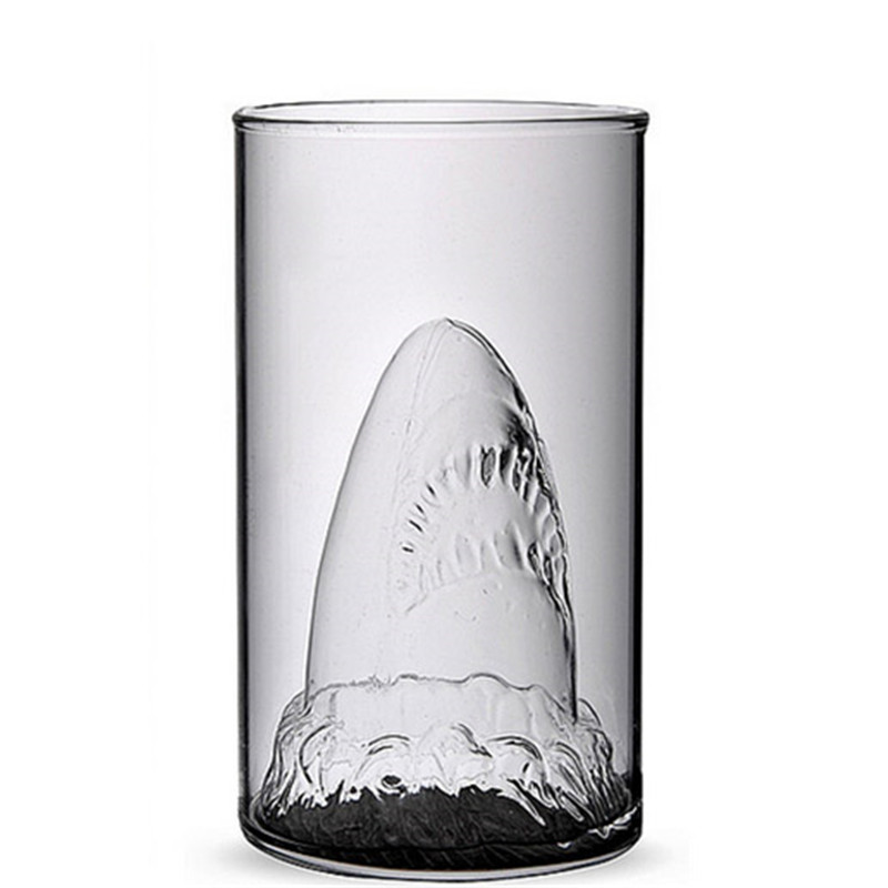 300Ml Shark Drinken Dubbele Gl - Whisky Beer And Wine recensie en prijs