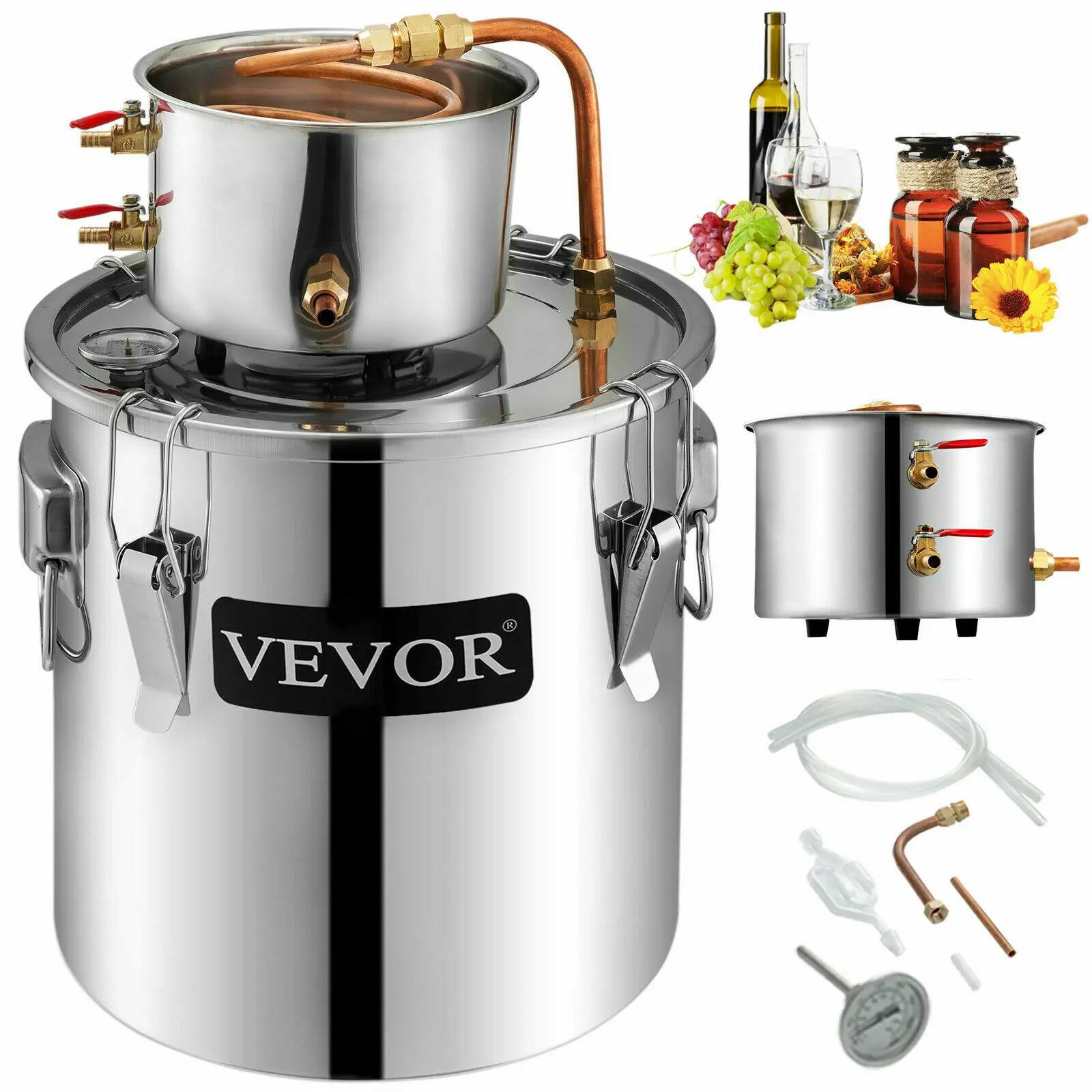 SIHAO Distilleerapparaat 5 Gal - Wine Beer Distillation recensie en prijs